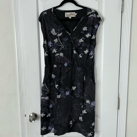 Aventura Yardley dress organic cotton floral L wrap skirt - Picture 1 of 12